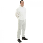 Supertouch Extra Large Supertex SMS White Disposable Coverall